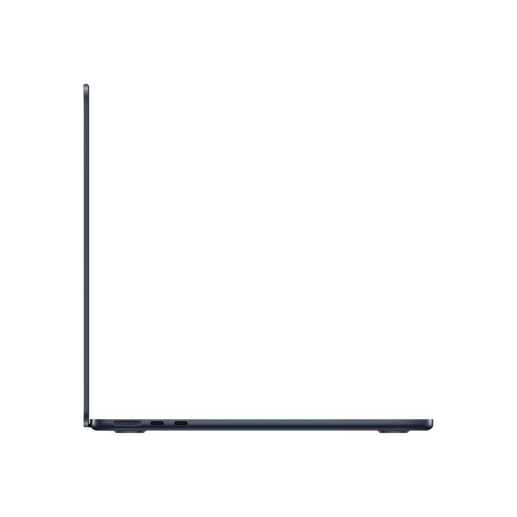 MacBook Air M2 — Linkerkant: MagSafe-sleuf en twee Thunderbolt-poorten